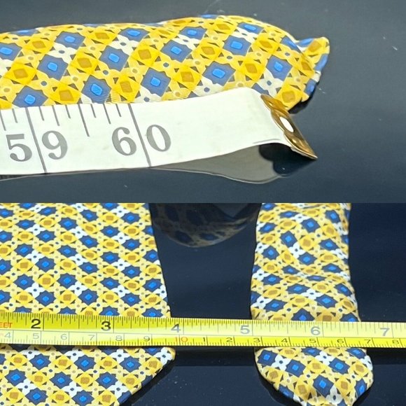 Philippe Vendome Paris Mens Silk  Designer Necktie Tie - Picture 3 of 3